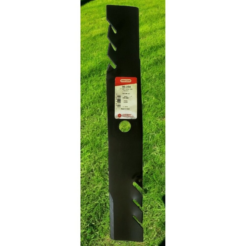 17" Oregon 96-354 Lawn Mower Blade Mulching Gator G3 Center Hole Sterns Rotary